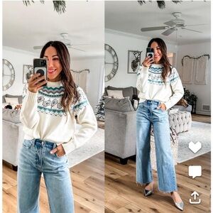 NWT FAIR-ISLES SWEATER